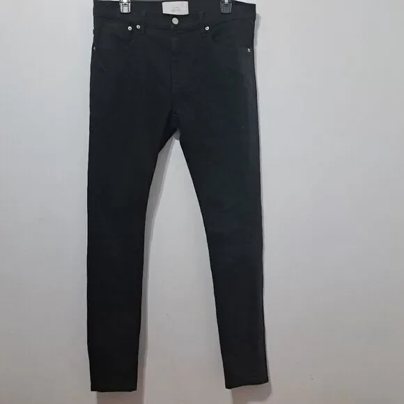 Stampd 1761 Striped DenimSkinny Jeans Size 33 Black